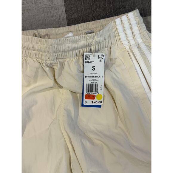 Adidas Sprinter Shorts Mens Small Athletic Three Stripes Trefoil IM9417 - Picture 4 of 5